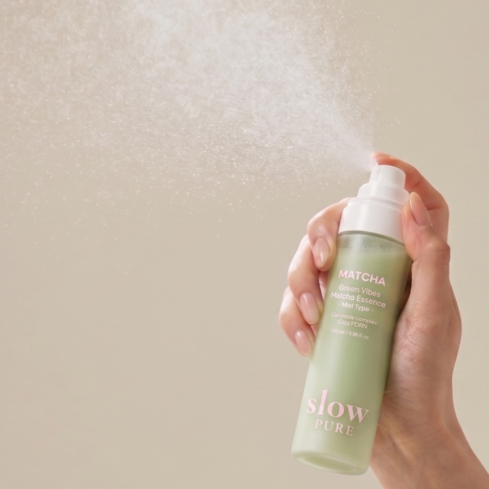 [slowpure] Green Vibes Matcha Essence (Mist Type) 100ml image 3