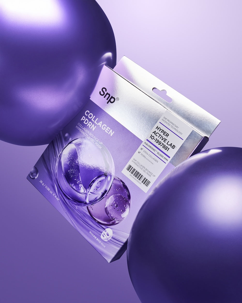 [SNP] Collagen Bounce Up Hyperactive Gel Mask 28g x 4ea image 4