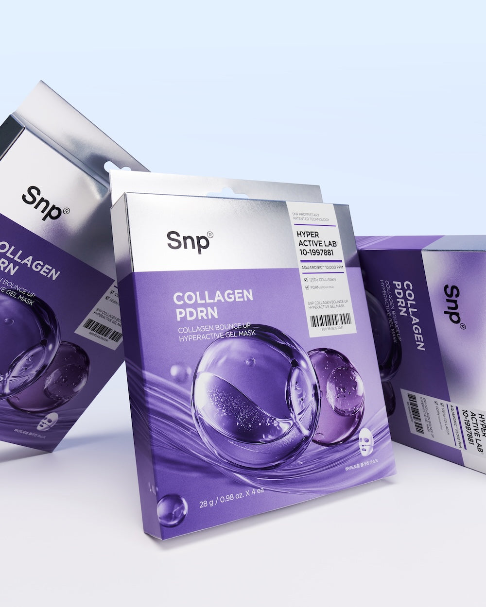 [SNP] Collagen Bounce Up Hyperactive Gel Mask 28g x 4ea image 5