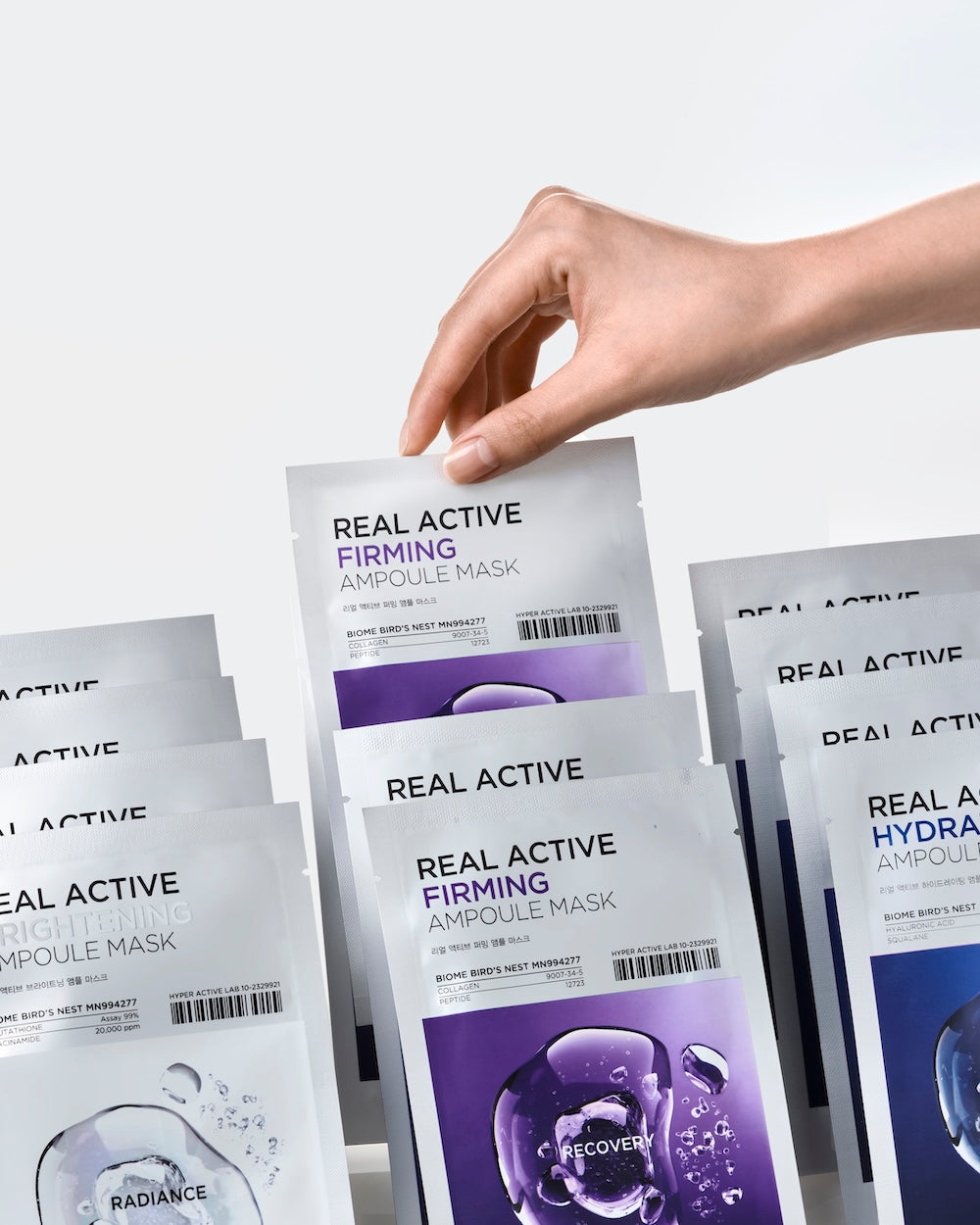 [SNP] Real Active Firming Ampoule Sheet Mask 25ml x 10 Sheets image 7