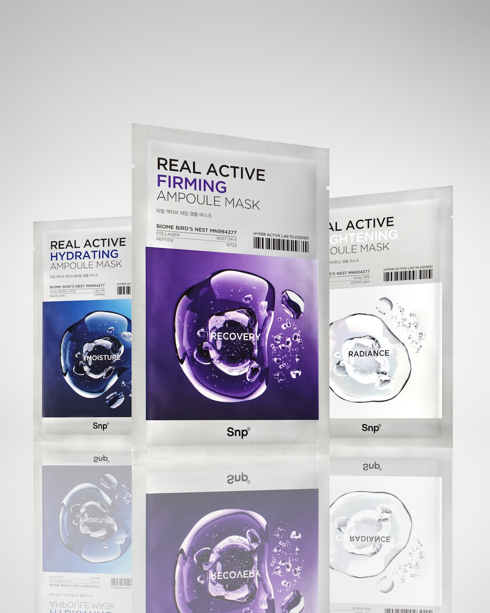 [SNP] Real Active Firming Ampoule Sheet Mask 25ml x 10 Sheets image 8