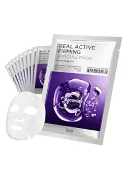 [SNP] Real Active Firming Ampoule Sheet Mask 25ml x 10 Sheets image 1