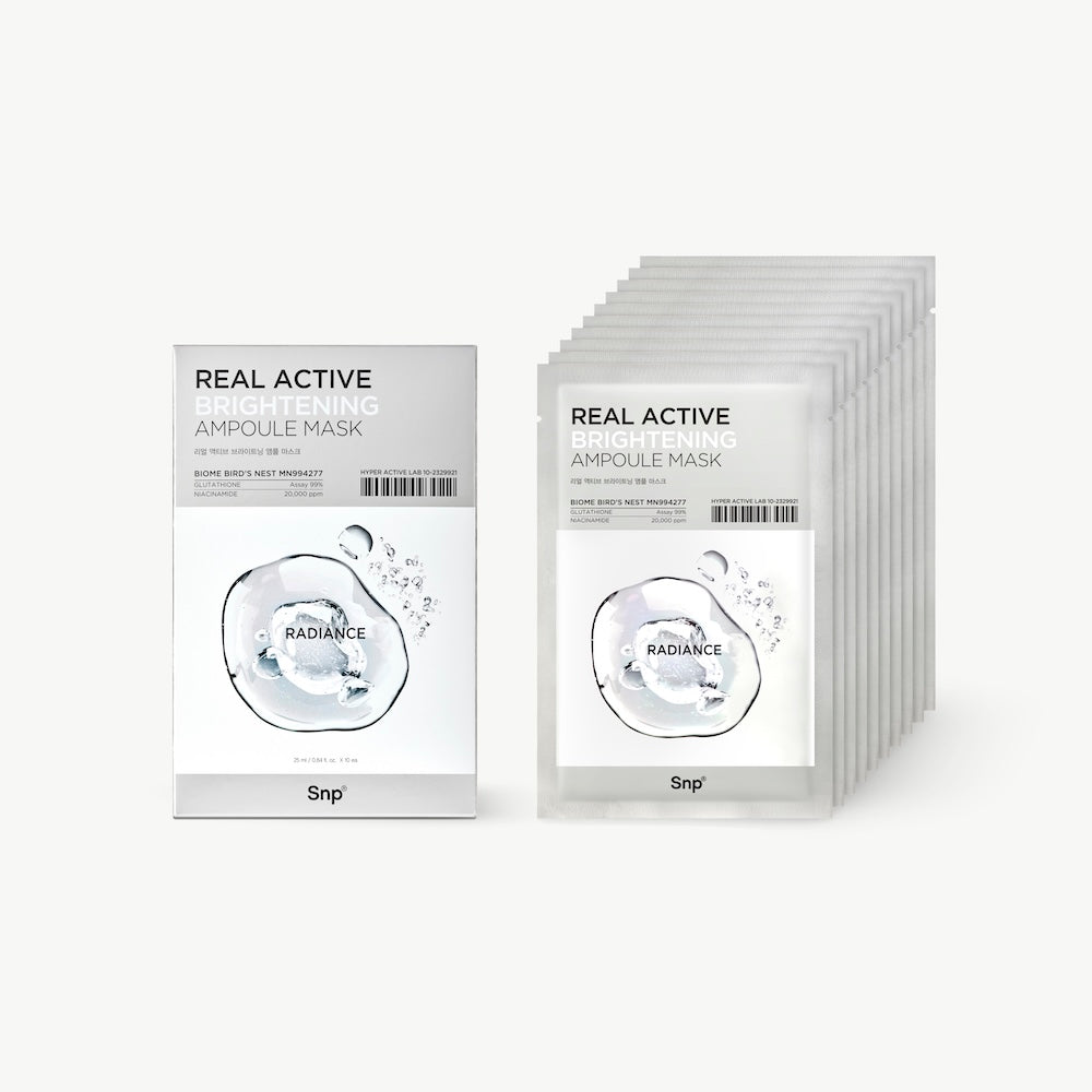 [SNP] Real Active Glutathione Ampoule Sheet Mask 25ml x 10 Sheets image 4