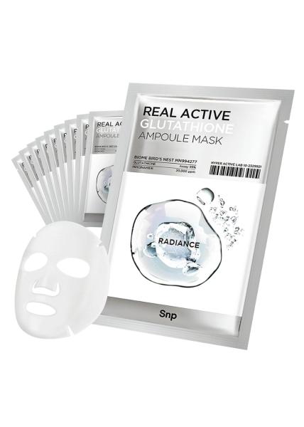 [SNP] Real Active Glutathione Ampoule Sheet Mask 25ml x 10 Sheets image 1