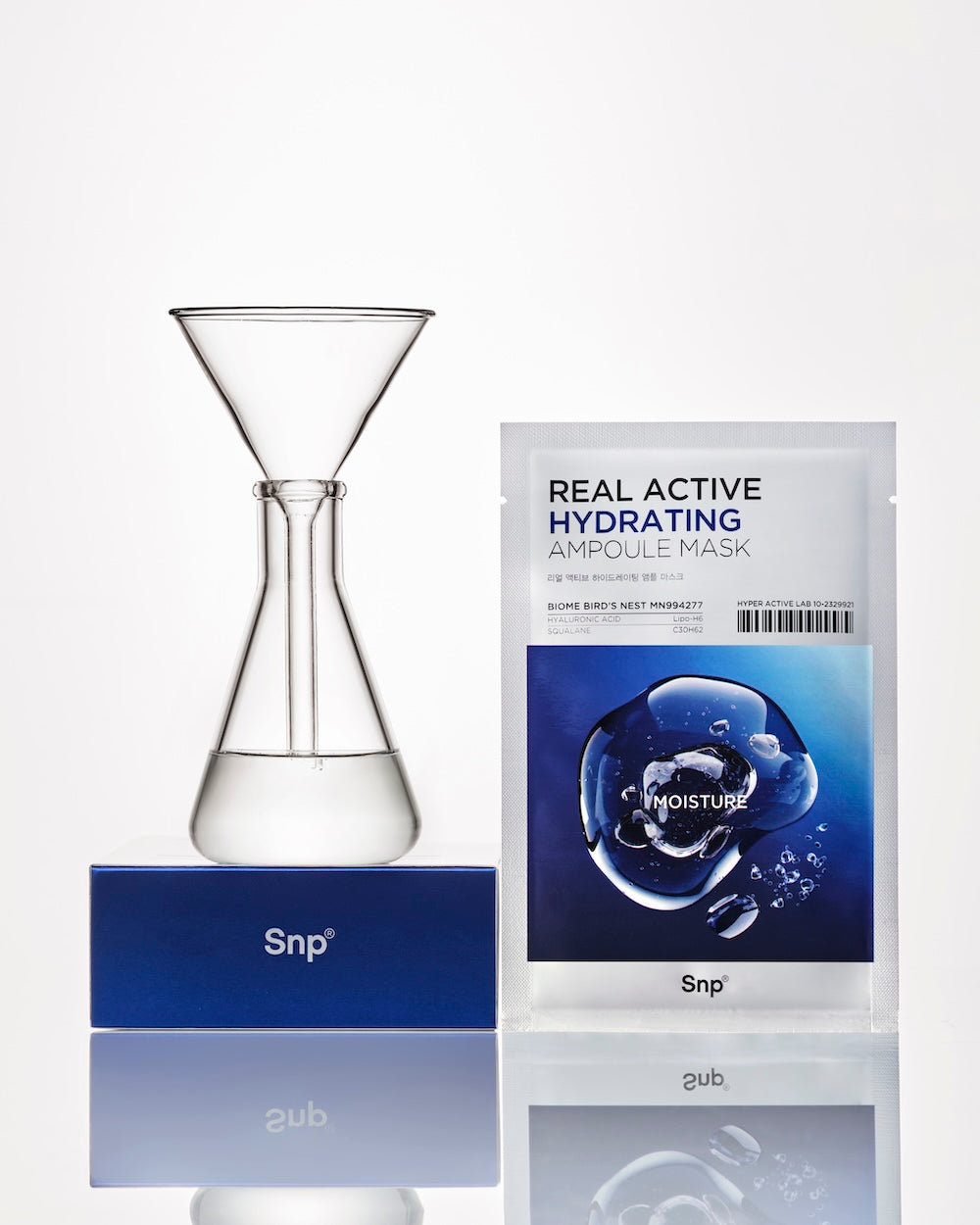 [SNP] Real Active Hydrating Ampoule Sheet Mask 25ml x 10 Sheets image 6