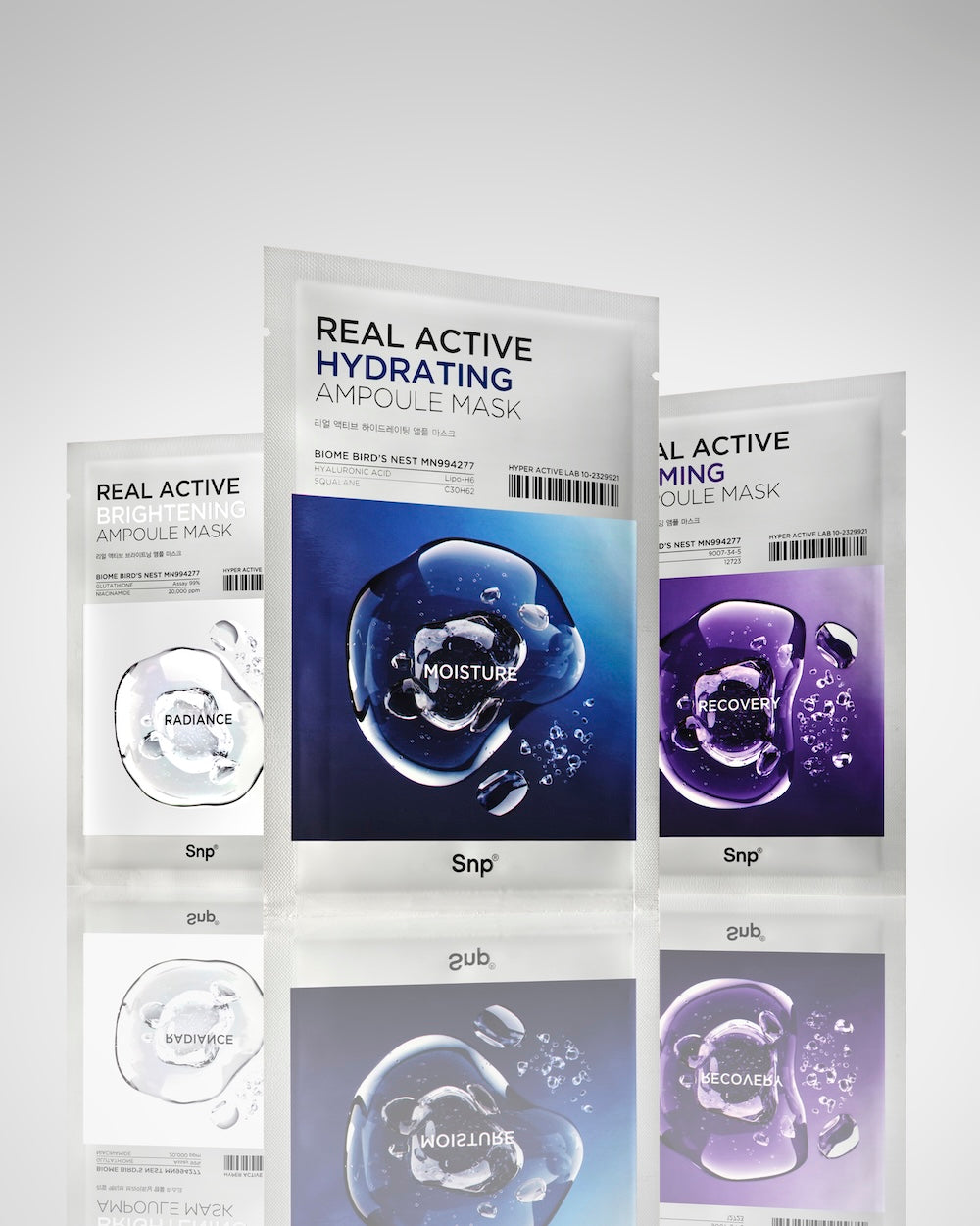 [SNP] Real Active Hydrating Ampoule Sheet Mask 25ml x 10 Sheets image 8