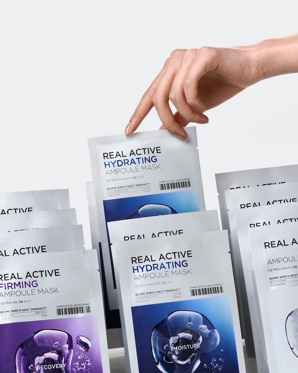 [SNP] Real Active Hydrating Ampoule Sheet Mask 25ml x 10 Sheets image 9