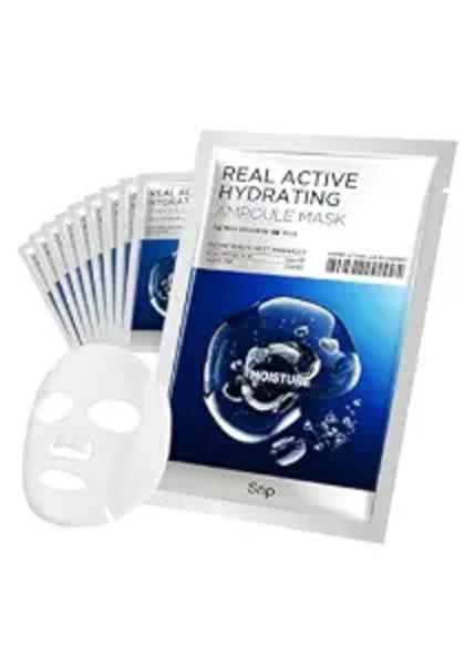 [SNP] Real Active Hydrating Ampoule Sheet Mask 25ml x 10 Sheets image 1
