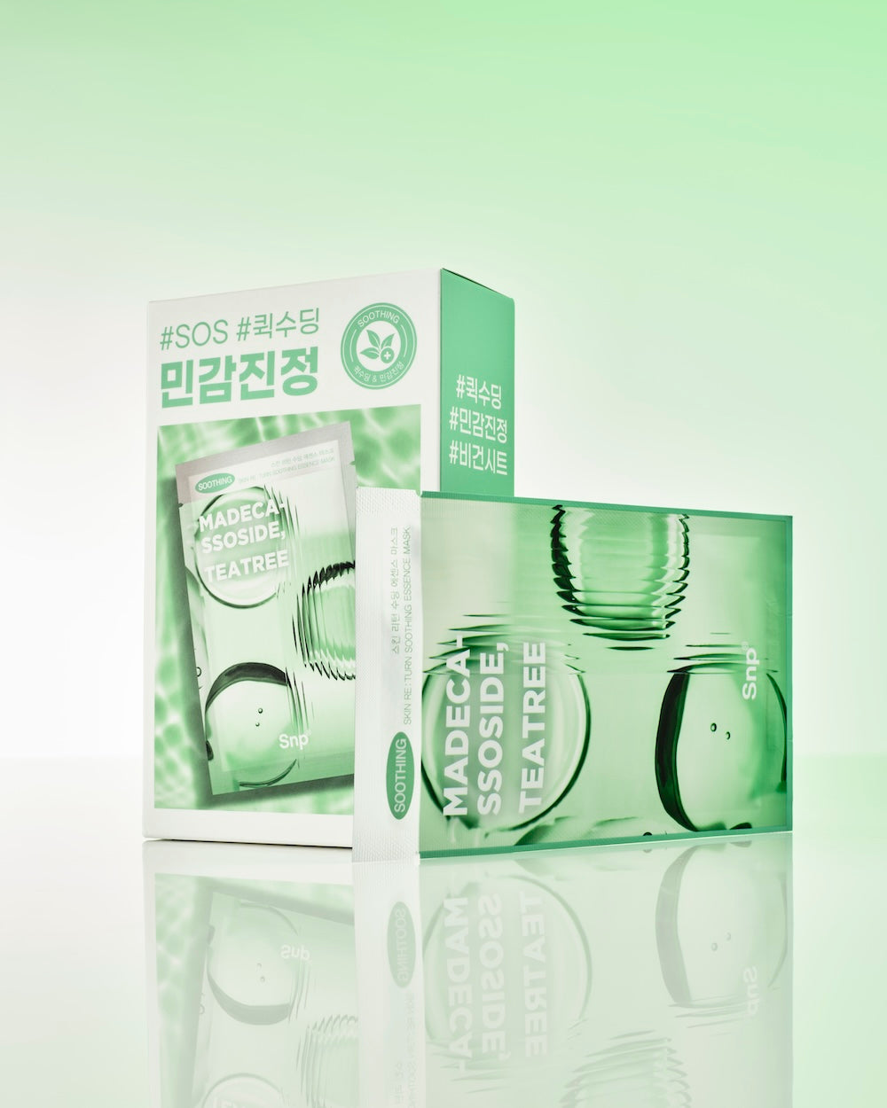 [SNP] Skin Return Soothing Essence Sheet Mask 25ml x 10 Sheets image 2