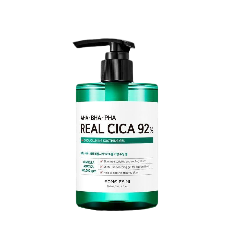 [Some By Mi] AHA-BHA-PHA Real Cica 92% Cool Calming Soothing Gel 300ml-Soothing Gel-Luxiface.com