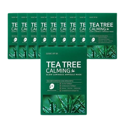 [Some By Mi] Tea Tree Calming Ampoule Mask X 10ea-mask-Luxiface.com