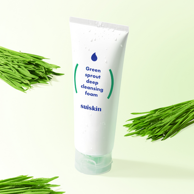 [SUISKIN] Green sprout deep cleansing foam 150ml-Luxiface.com