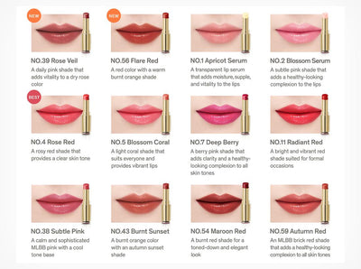 [Sulwhasoo] Essential Lip Serum Stick - No.4 Red Rose-Luxiface.com