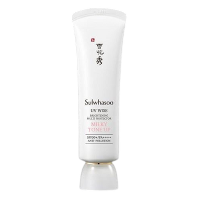 [Sulwhasoo] UV Wise Brightening Multi Protector Sunscreen No 2. Milky Tone Up 50ml-sunscreen-Luxiface.com