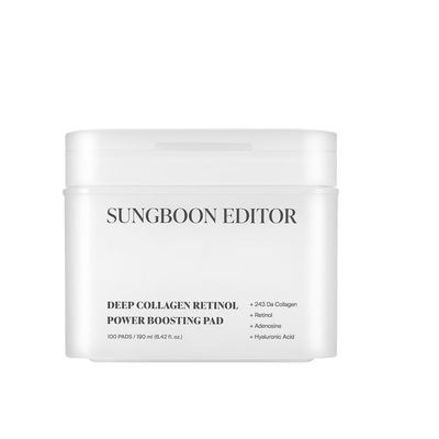 [Sungboon Editor] Deep Collagen Retinol Power Boosting Pad 100pcs-Luxiface.com