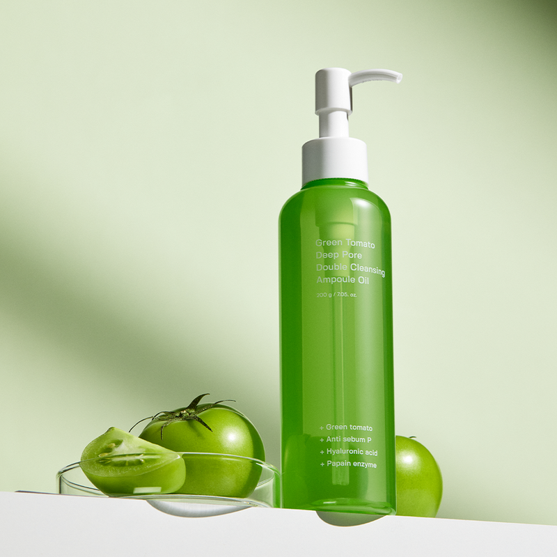 [SUNGBOON EDITOR] Green Tomato Deep Pore Double Cleansing Ampoule Oil 200g-Luxiface.com