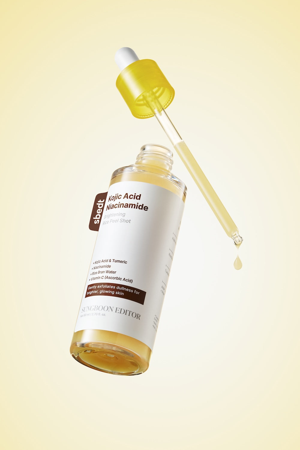 [SUNGBOON EDITOR] Kojic Acid Niacinamide Rice Peel Shot 80ml image 1