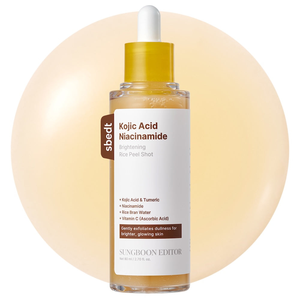 [SUNGBOON EDITOR] Kojic Acid Niacinamide Rice Peel Shot 80ml image 3
