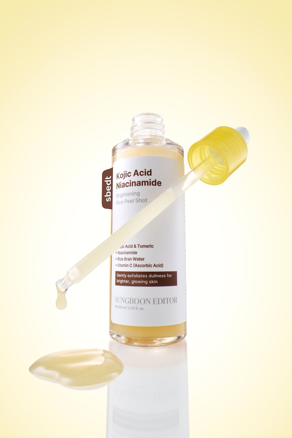 [SUNGBOON EDITOR] Kojic Acid Niacinamide Rice Peel Shot 80ml image 6