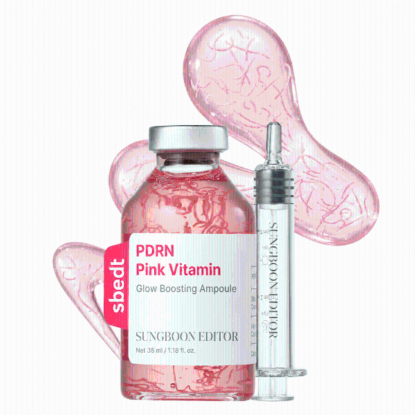 [SUNGBOON EDITOR] PDRN Pink Vitamin Glow Boosting Ampoule 35ml image 1