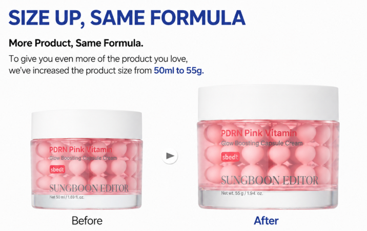 [SUNGBOON EDITOR] PDRN Pink Vitamin Glow Boosting Capsule Cream 55g image 2