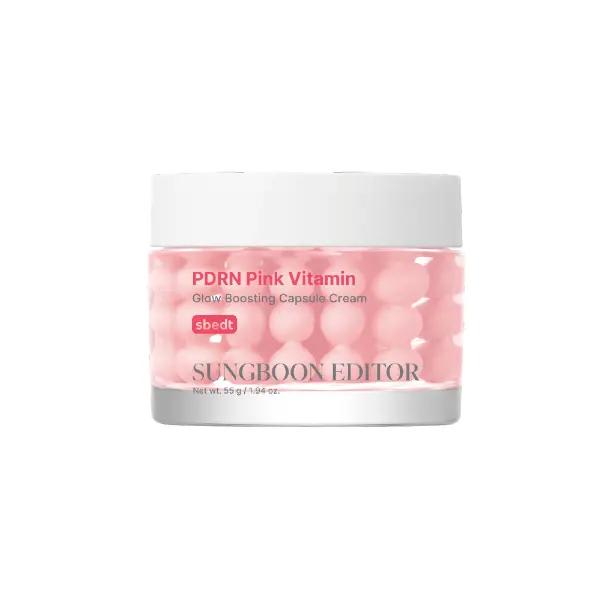 [SUNGBOON EDITOR] PDRN Pink Vitamin Glow Boosting Capsule Cream 55g image 1