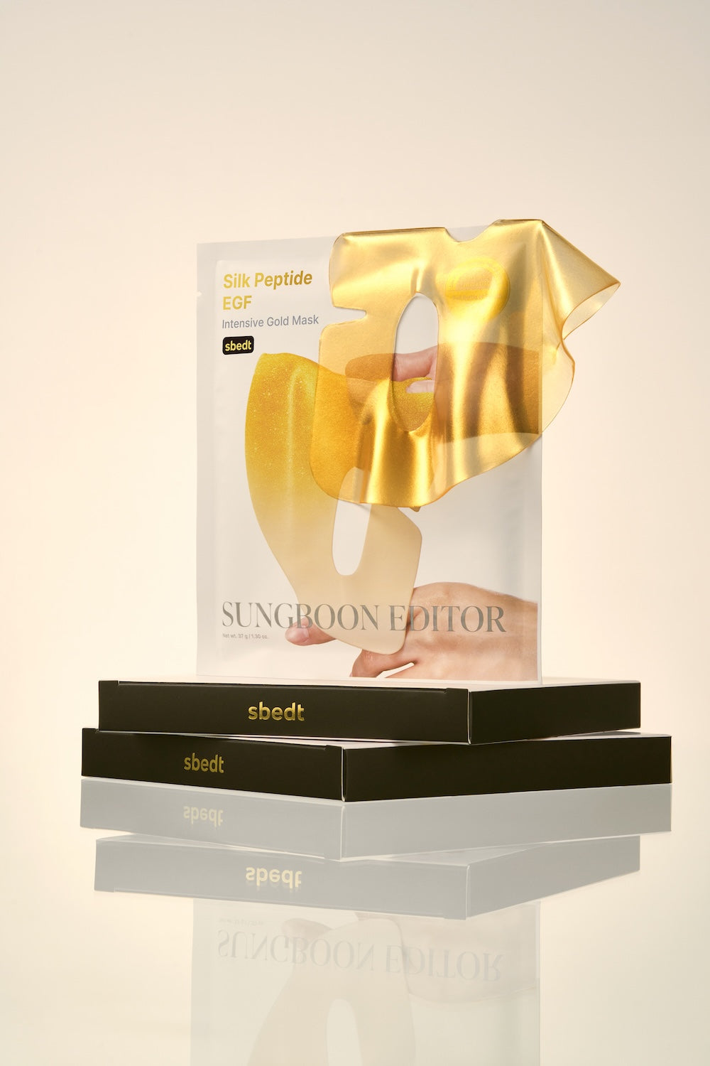 [SUNGBOON EDITOR]Silk Peptide EGF Intensive Gold Mask 37g*4ea image 2