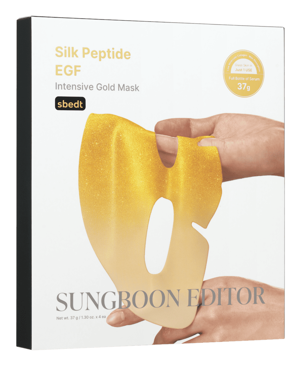 [SUNGBOON EDITOR]Silk Peptide EGF Intensive Gold Mask 37g*4ea image 4