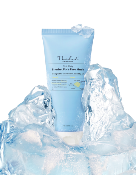 [THE LAB By BLANC DOUX] BlueClay Sherbet Pore Zero Mask 120ml image 2