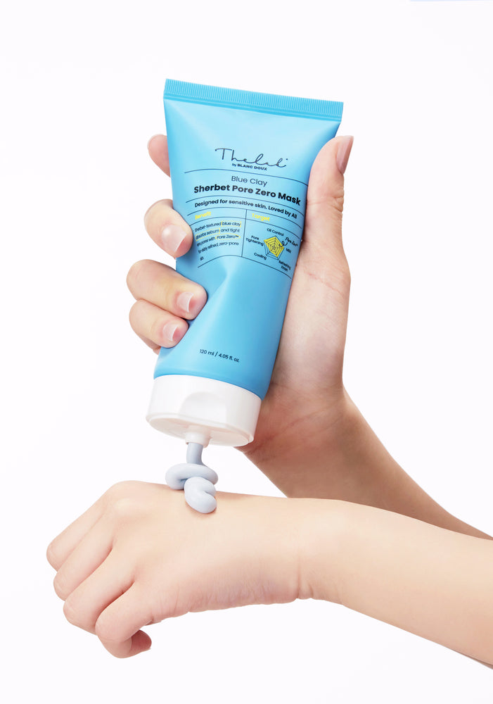[THE LAB By BLANC DOUX] BlueClay Sherbet Pore Zero Mask 120ml image 4