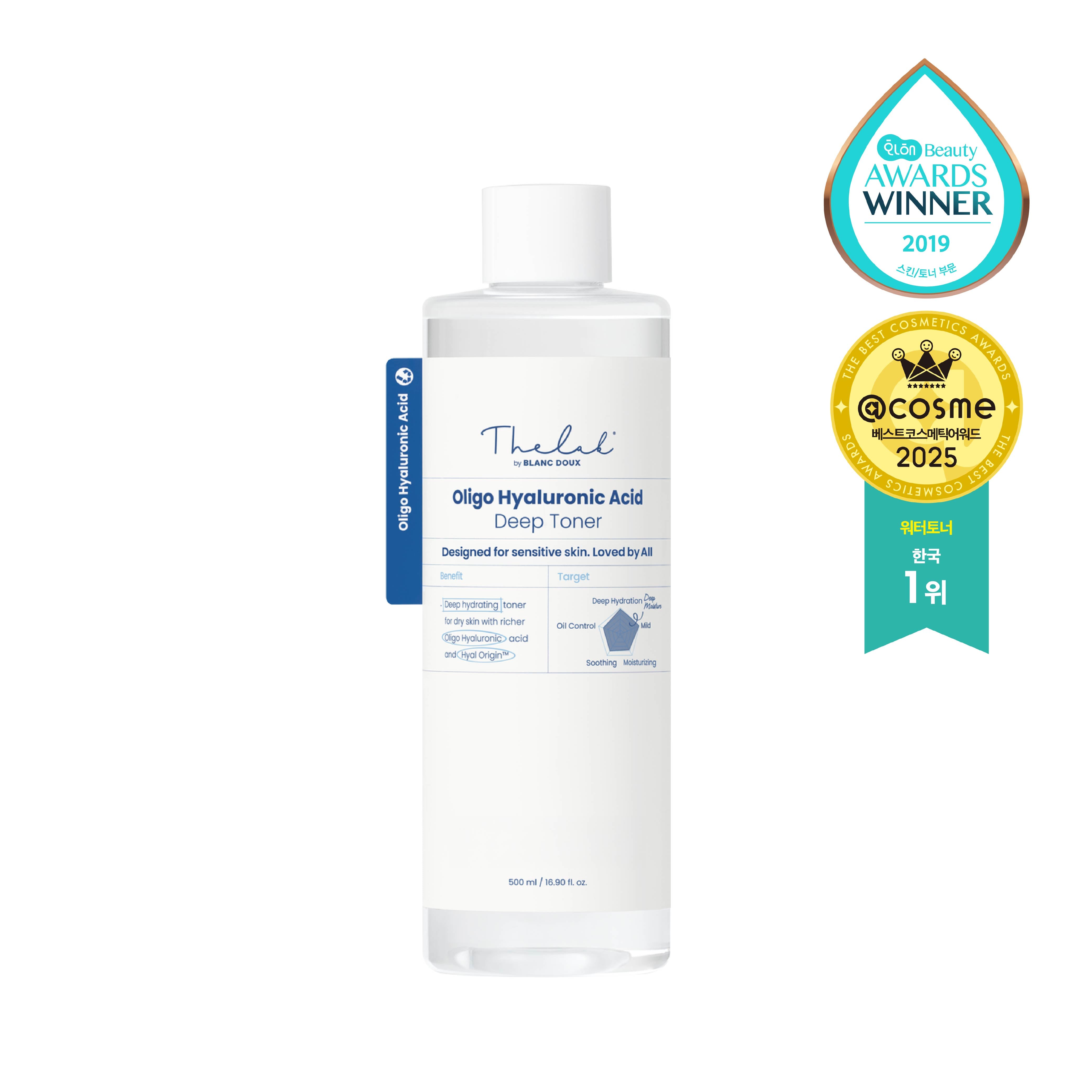 [THE LAB by BLANC DOUX] Oligo Hyaluronic Acid Deep Toner - 4 Sizes image 4