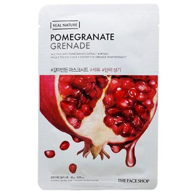 [ThefaceShop] REAL NATURE MASK SHEET POMEGRANATE 1pc-Luxiface.com