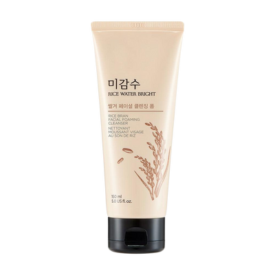 [Thefaceshop] RICE WATER BRIGHT Rice Bran Facial Foaming Cleanser 150ml