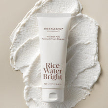 [Thefaceshop] RICE WATER BRIGHT Rice Bran Pore Peeling to Foaming Cleanser 150g