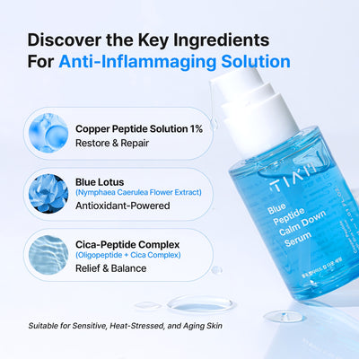 [TIAM] Blue Peptide Calm Down Serum 30ml-Luxiface.com