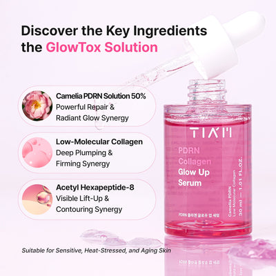 [TIAM] PDRN Collagen Glow Up Serum 30ml-Luxiface.com