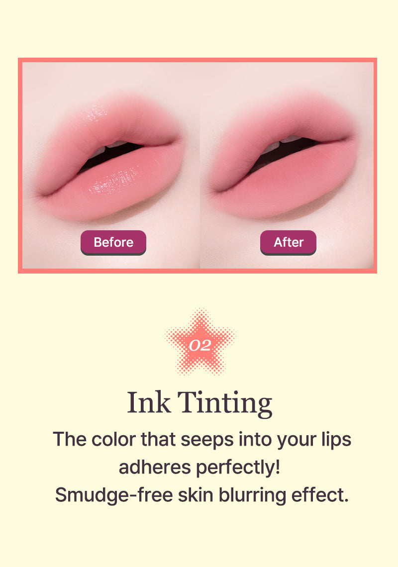 [Tiptoe] Blurlet Sorbet Tint 4ml - 6 Colors-Luxiface.com