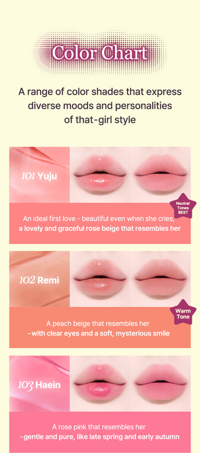 [Tiptoe] Blurlet Sorbet Tint 4ml - 6 Colors-Luxiface.com