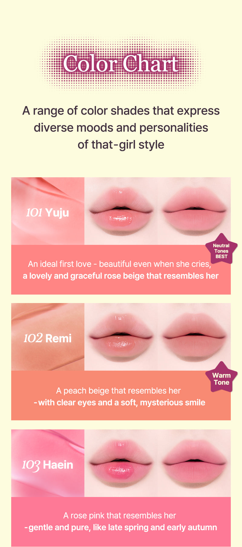 [Tiptoe] Blurlet Sorbet Tint 4ml - 6 Colors-Luxiface.com