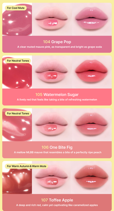 [Tiptoe] Glowit Sorbet Tint 4.5ml - 12 Colors-Luxiface.com