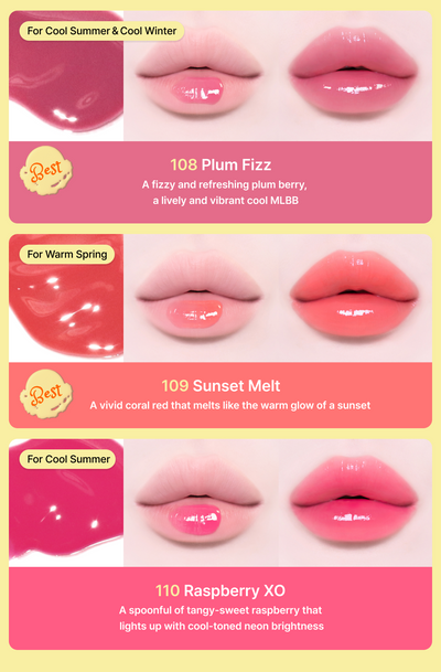 [Tiptoe] Glowit Sorbet Tint 4.5ml - 12 Colors-Luxiface.com