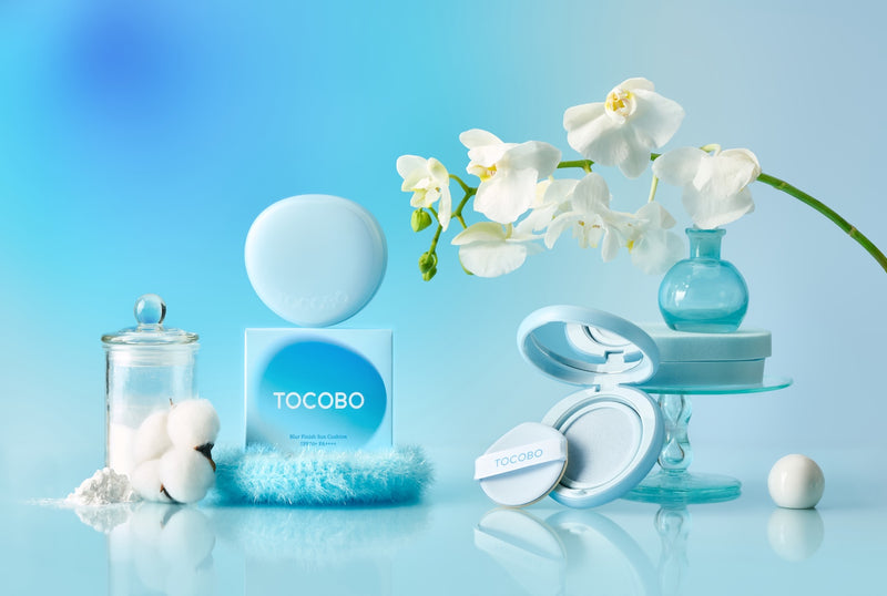[Tocobo] Blur Finish Sun Cushion 01 COTTON BLUE 13g-Luxiface.com