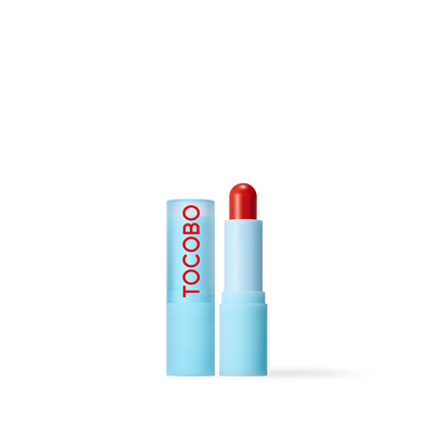 [Tocobo] Glass Tinted Lip Balm 013 TANGERINE RED 3.5g-Luxiface.com