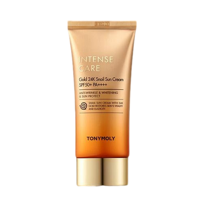 [tonymoly] Intense Care Gold24K Snail Sun Cream SPF50+ PA++++ 50ml-Luxiface.com