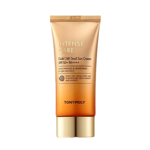 [tonymoly] Intense Care Gold24K Snail Sun Cream SPF50+ PA++++ 50ml-Luxiface.com