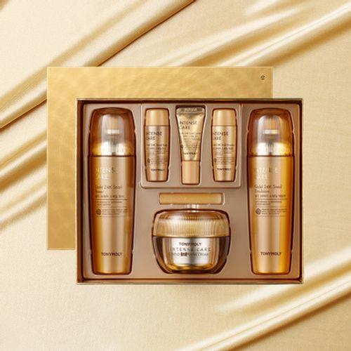 [TONYMOLY] Intense Care Gold 24K Snail Skincare Set of 3-Luxiface.com