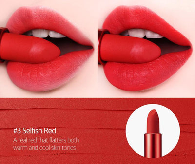 [TooCoolForSchool] Artclass Lip Velour #3 Selfish Red 3.5g-TooCoolForSchool-Luxiface