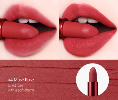[TooCoolForSchool] Artclass Lip Velour #4 Muse Rose 3.5g-TooCoolForSchool-Luxiface