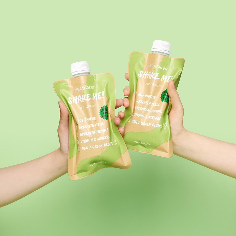 [VitalBeautie] VITAL BEAUTIE Meta Green Shake Me - 35g x 7ea image 8