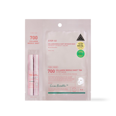 [VT Cosmetics] COLLAGEN Reedles Shot 700hL 2 STEP MASK-Luxiface.com
